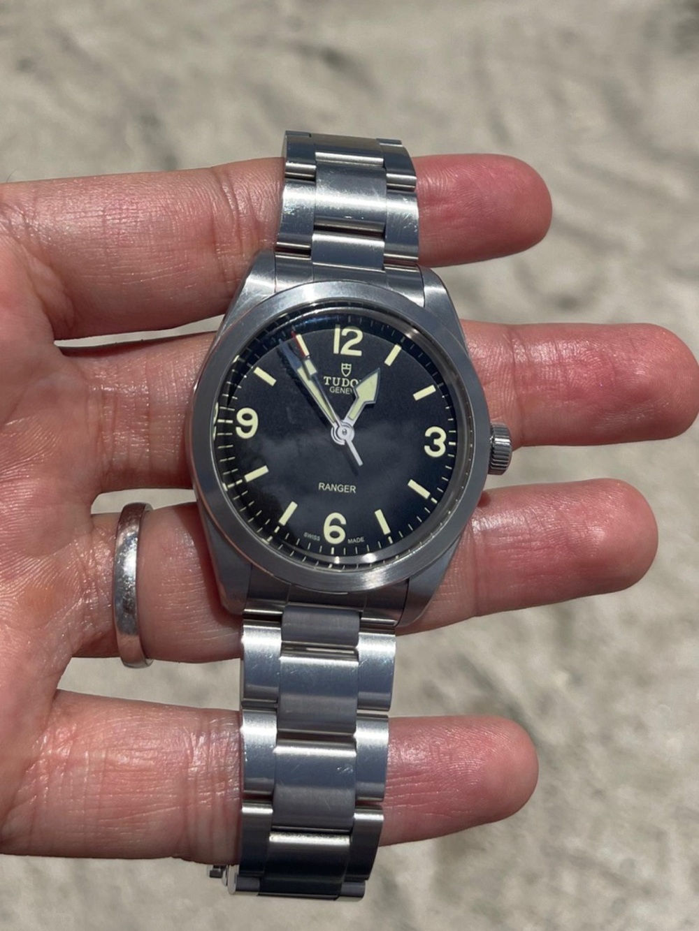 Tudor Ranger 36mm Steel Case Black Dial